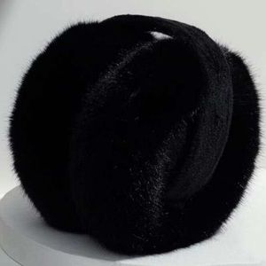 (FREE WITH BUNDLE) Black Fuzzy Earmuffs